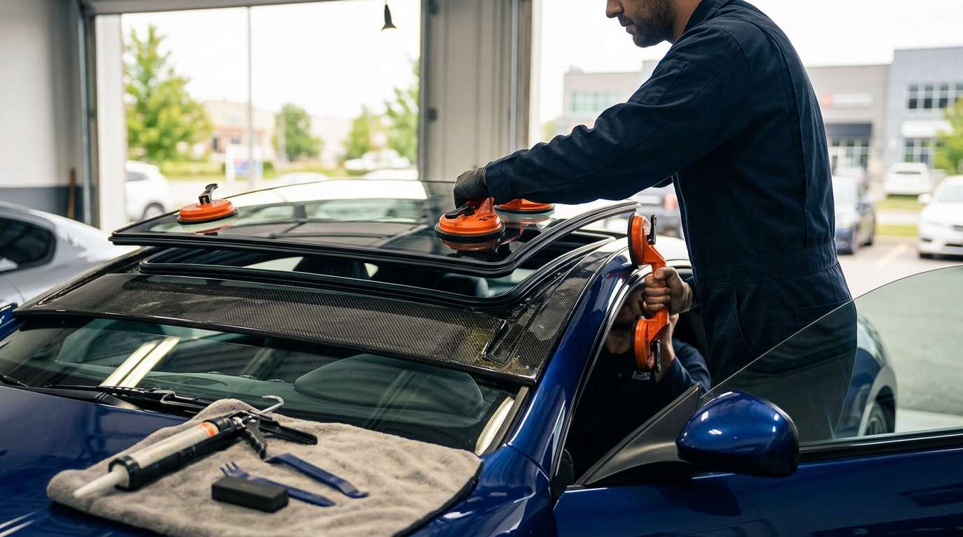 Sunroof Replacement for Maserati GranTurismo 2008-2019 by Alexwindshield