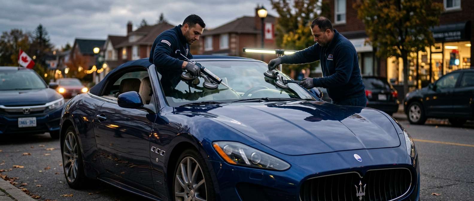 Windshield Replacement for Maserati GranCabrio 2010-2019 by Alexwindshield