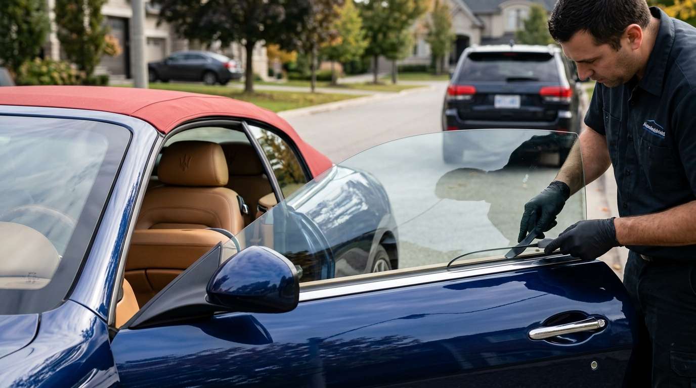 Door Glass Replacement for Maserati GranCabrio 2010-2019 by Alexwindshield