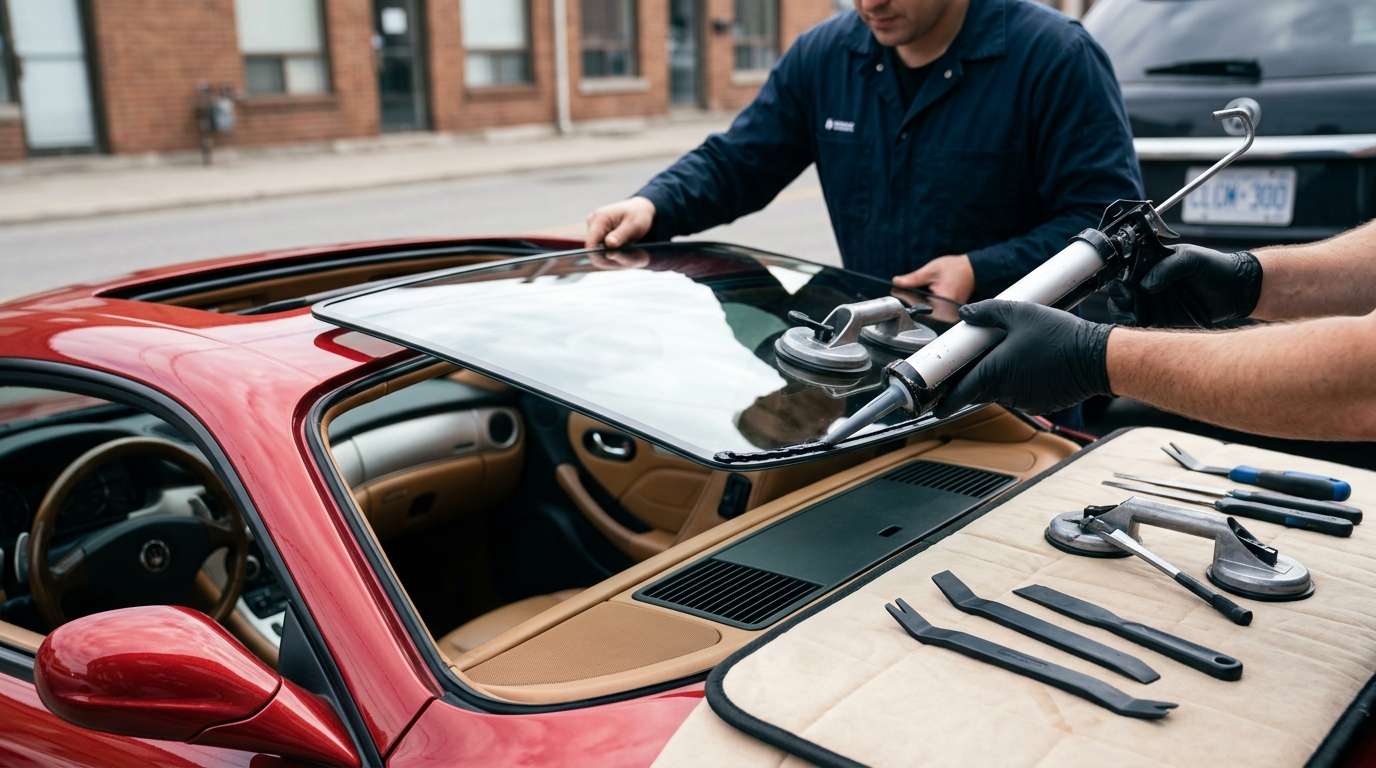 Sunroof Replacement for Maserati Coupe / Spyder (4200 GT) 2002-2007 by Alexwindshield