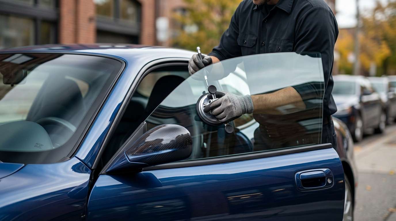 Door Glass Replacement for Maserati GranSport / GranSport Spyder 2004-2007 by Alexwindshield