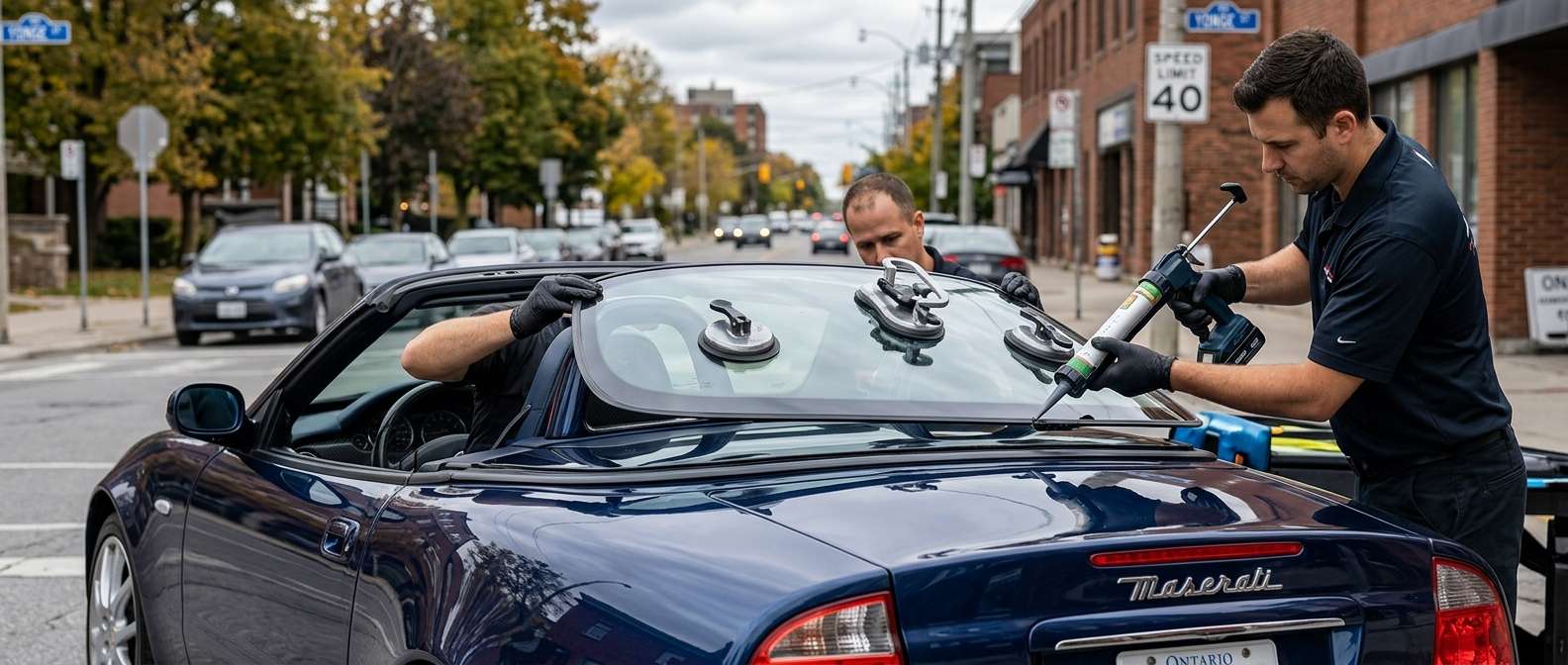 Back Glass Replacement for Maserati GranSport / GranSport Spyder 2004-2007 by Alexwindshield