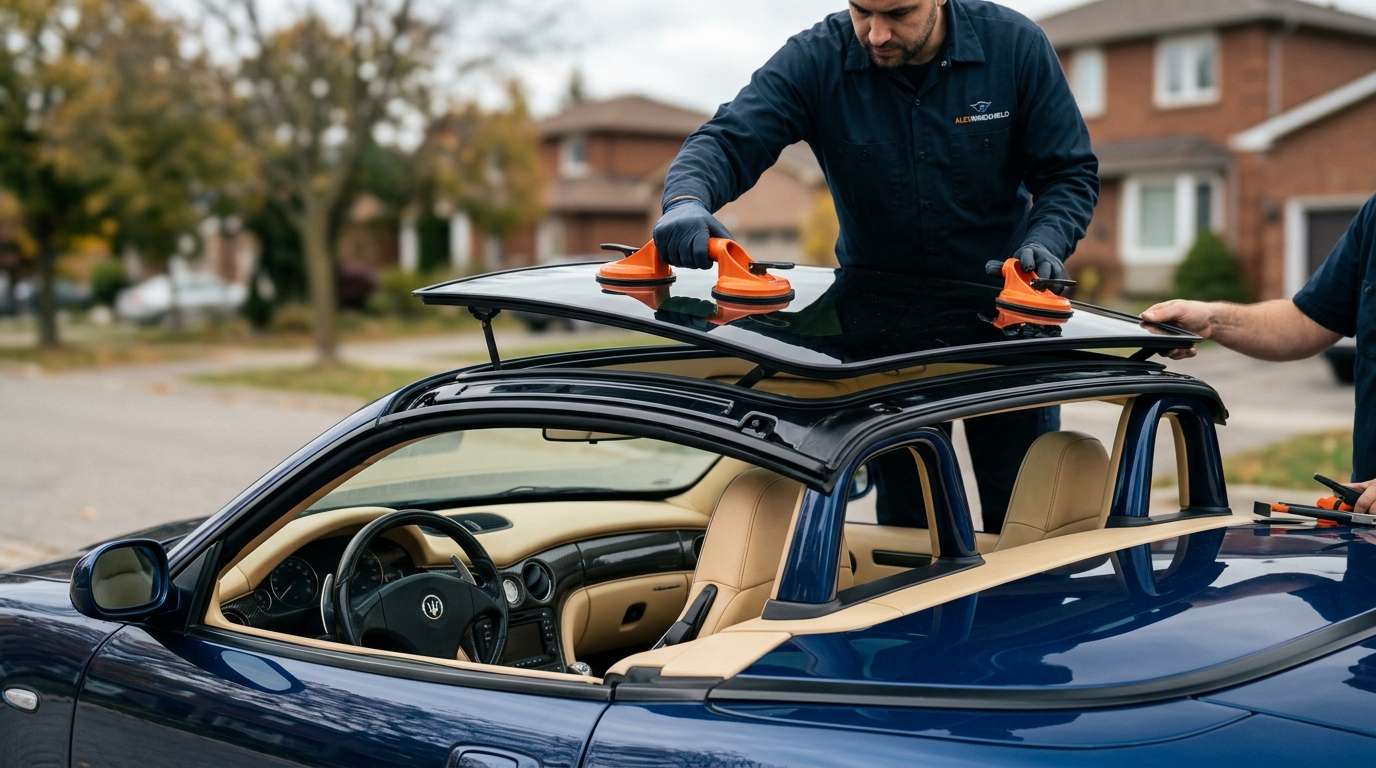 Sunroof Replacement for Maserati GranSport / GranSport Spyder 2004-2007 by Alexwindshield