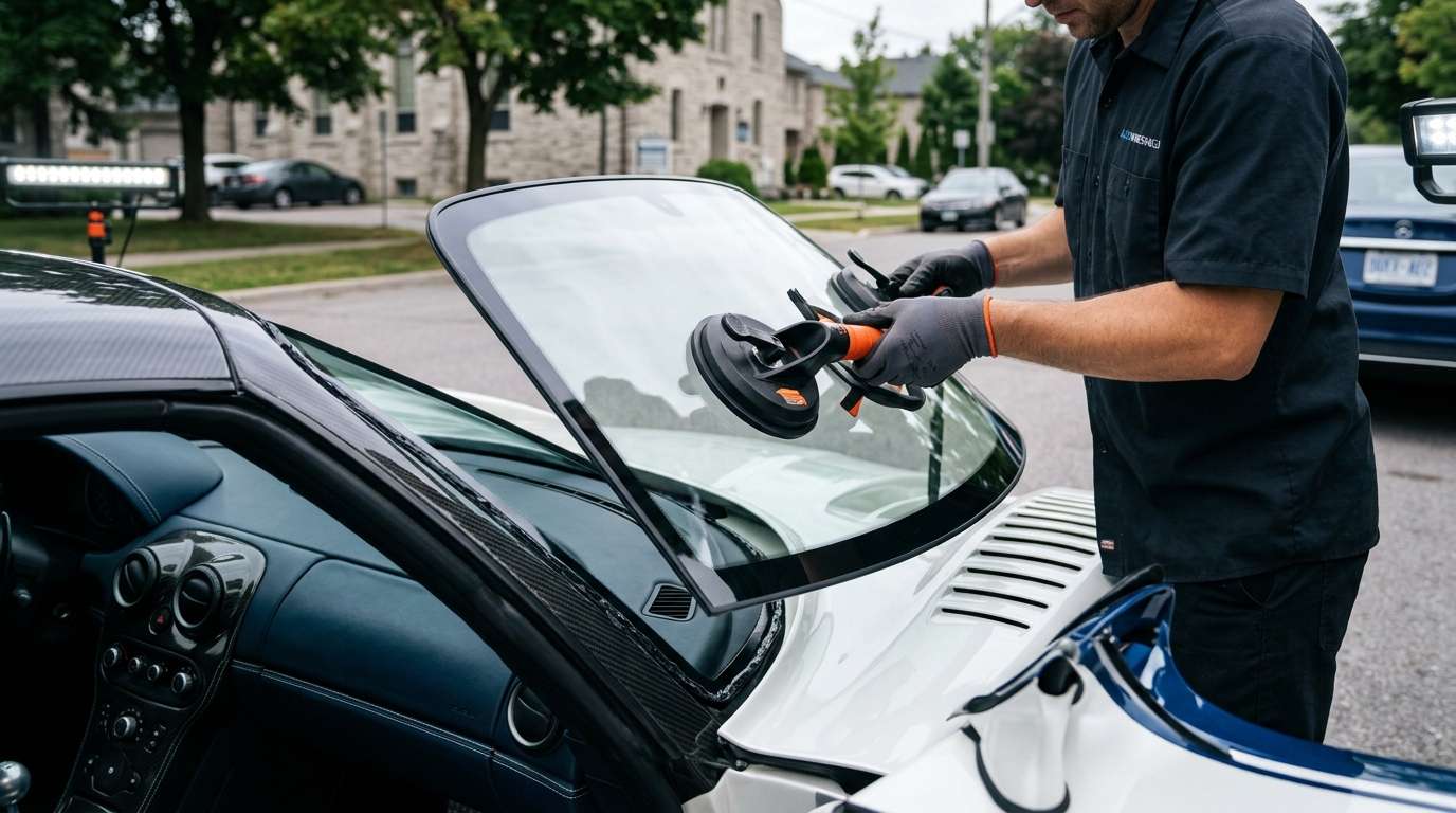 Windshield Replacement for Maserati MC12 2004-2005 by Alexwindshield