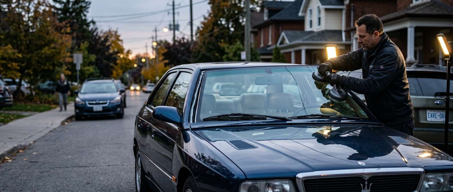 Windshield Replacement for Maserati Ghibli 1992-1998 by Alexwindshield