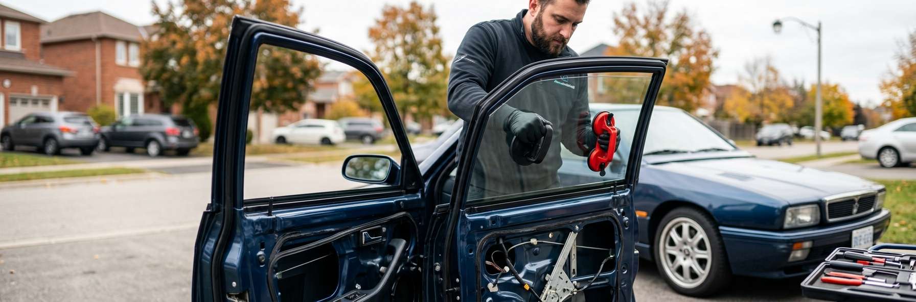 Door Glass Replacement for Maserati Ghibli 1992-1998 by Alexwindshield