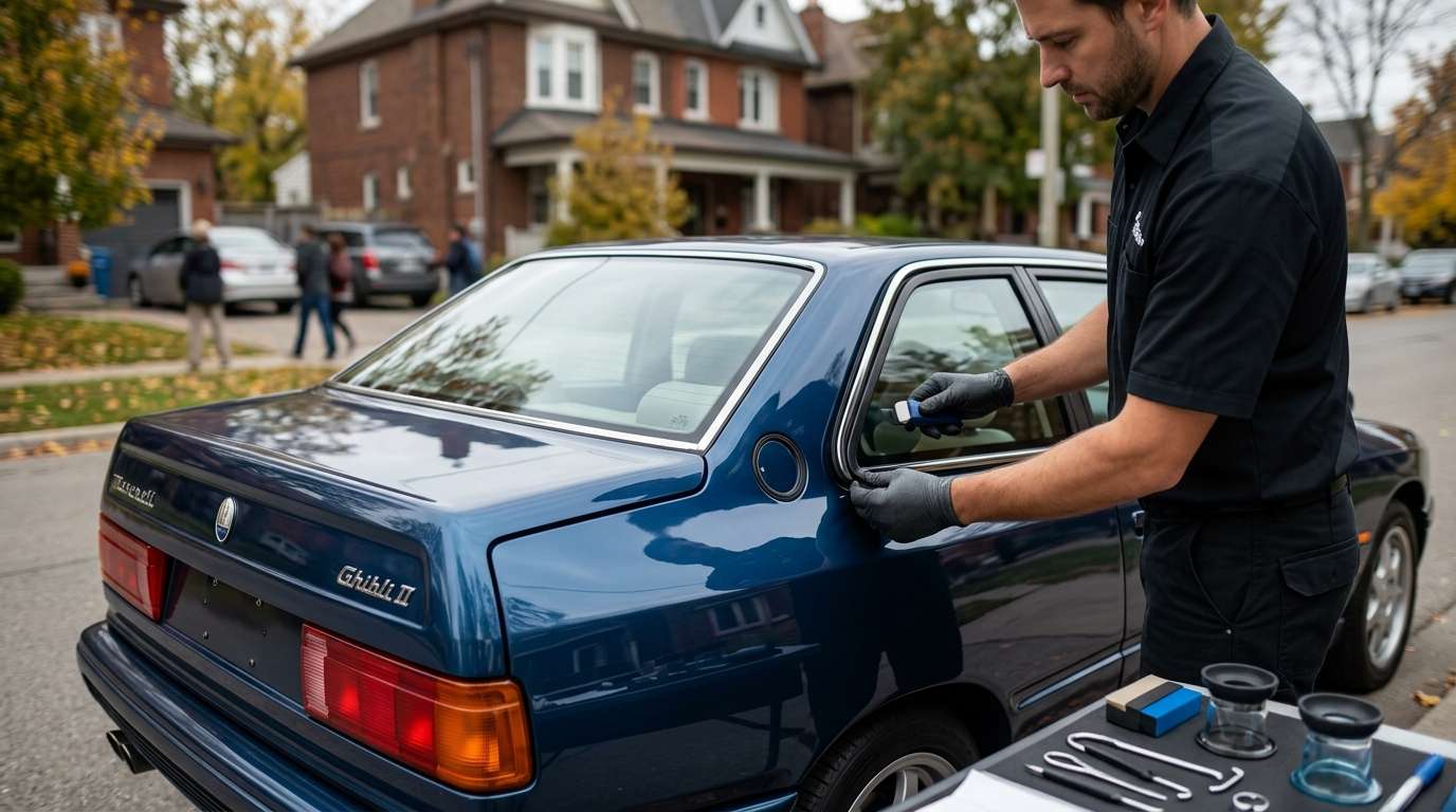 Quarter Glass Replacement for Maserati Ghibli 1992-1998 by Alexwindshield