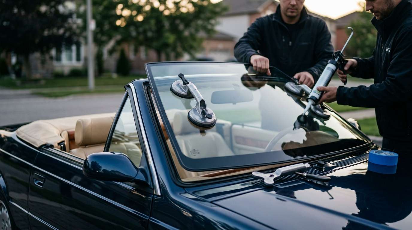 Windshield Replacement for Maserati Spyder (Biturbo Era) 1984-1994 by Alexwindshield