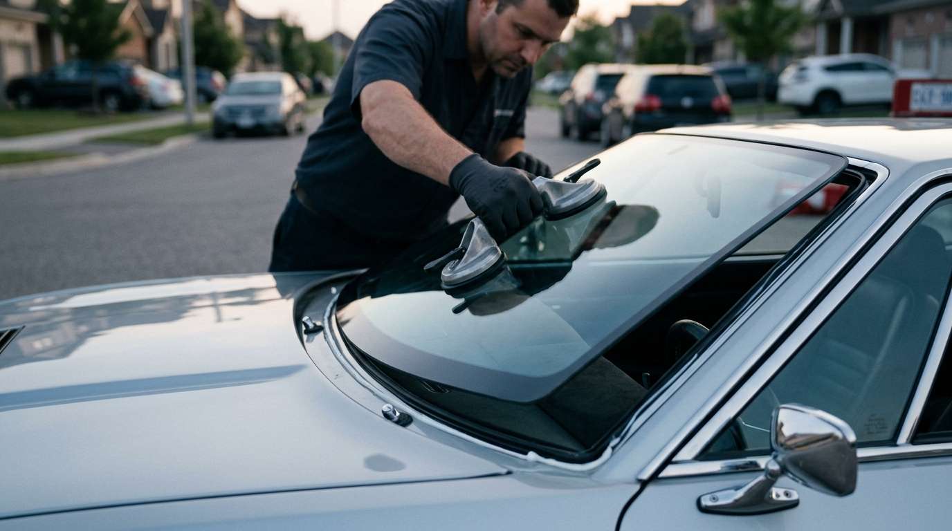 Windshield Replacement for Maserati Khamsin 1974-1982 by Alexwindshield