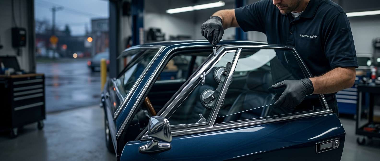 Vent Glass Replacement for Maserati Khamsin 1974-1982 by Alexwindshield