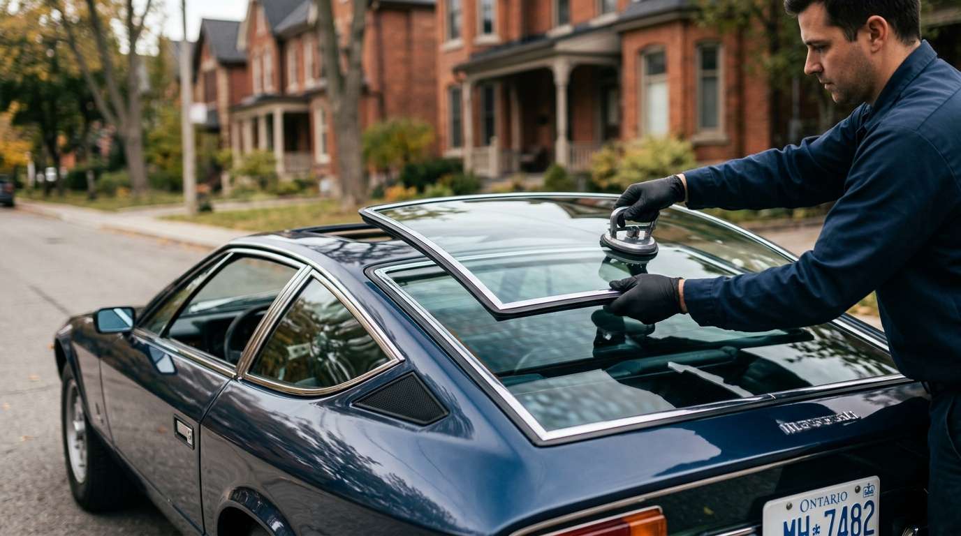 Sunroof Replacement for Maserati Khamsin 1974-1982 by Alexwindshield
