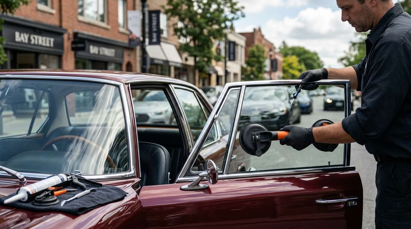 Door Glass Replacement for Maserati Quattroporte 1963-1969 by Alexwindshield