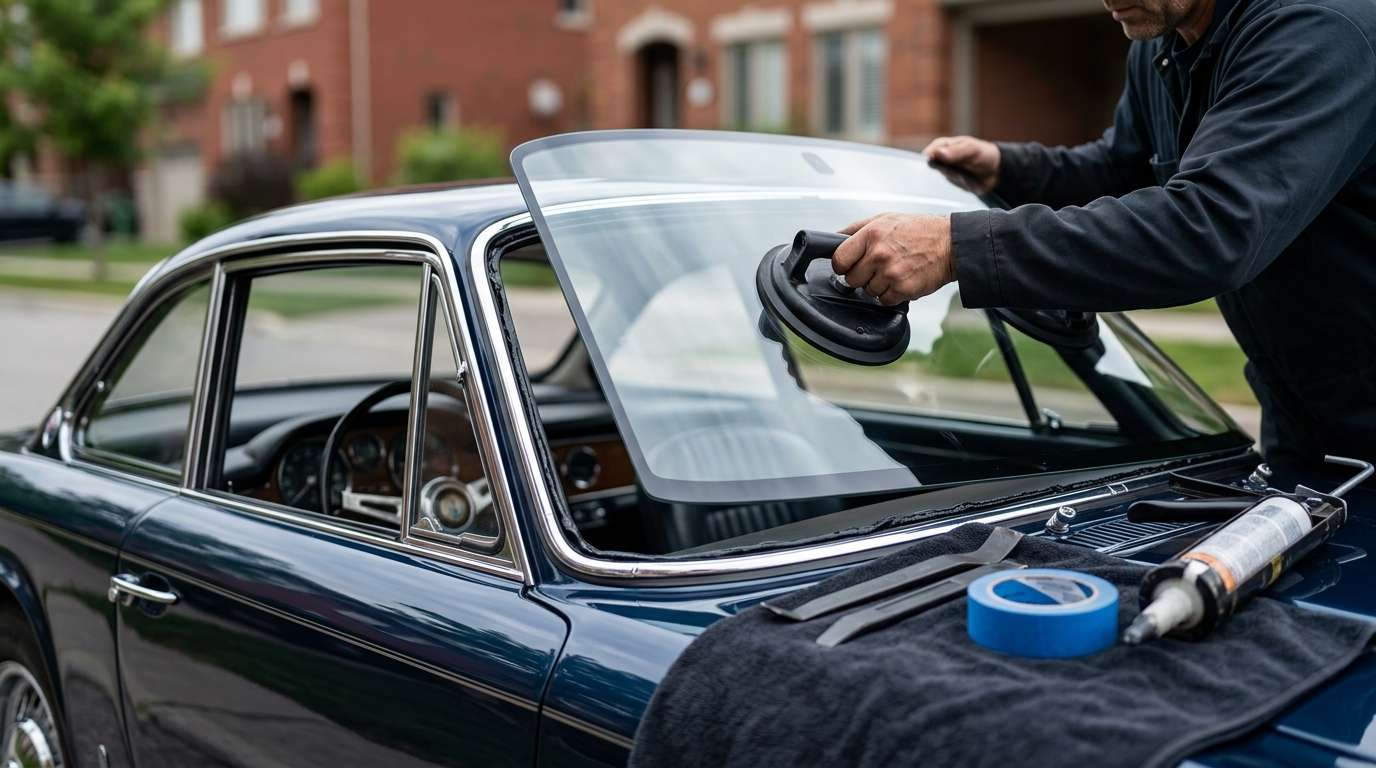 Windshield Replacement for Maserati Sebring 1962-1968 by Alexwindshield