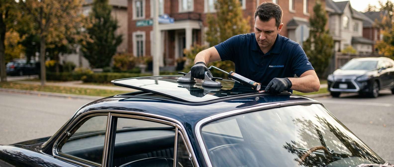 Sunroof Replacement for Maserati Sebring 1962-1968 by Alexwindshield