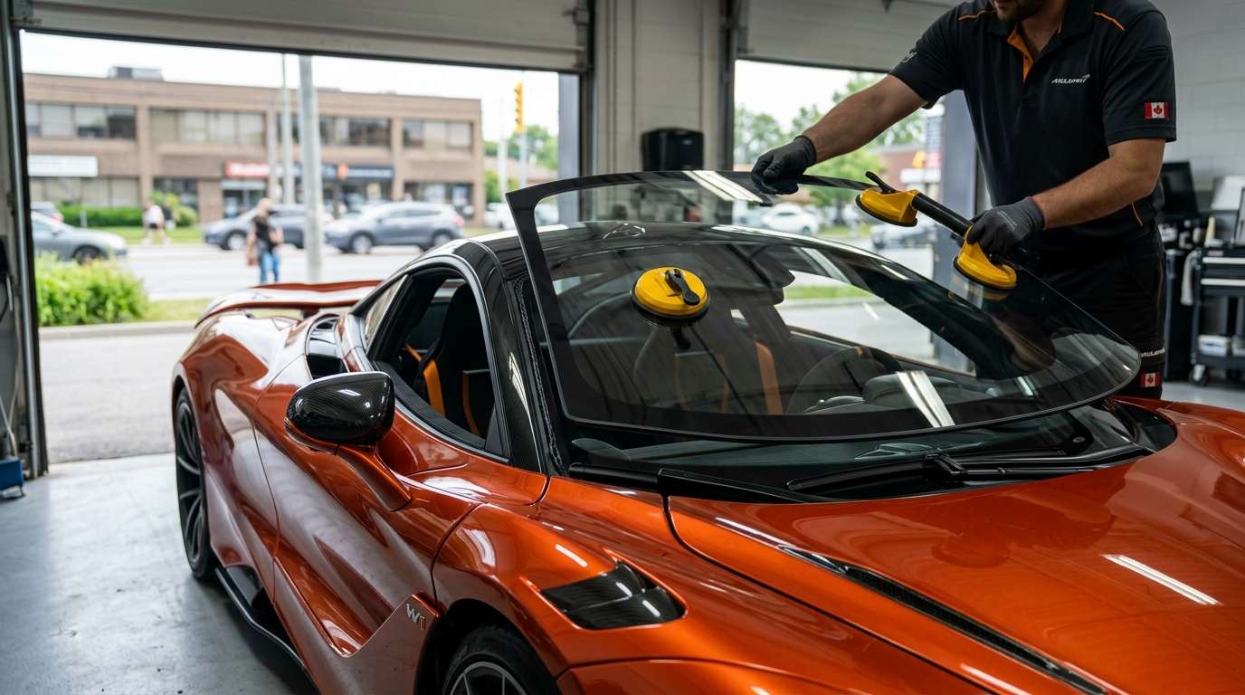 Windshield Replacement for McLaren W1 (Hypercar) 2025-2027 by Alexwindshield
