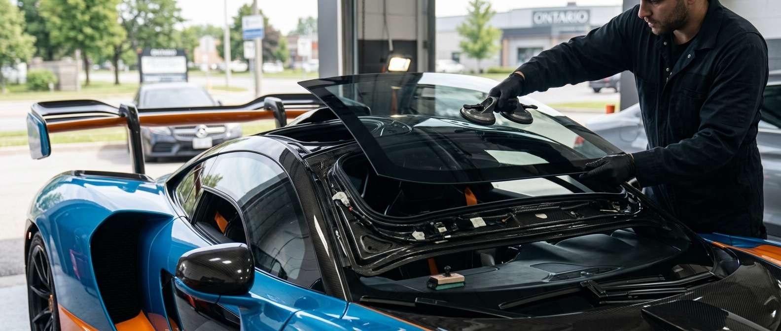 Sunroof Replacement for McLaren W1 (Hypercar) 2025-2027 by Alexwindshield