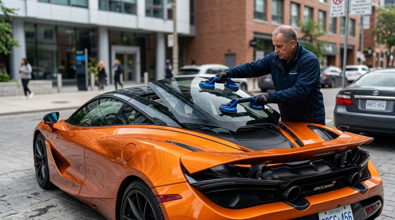 Back Glass Replacement for McLaren 750S Coupe / Spider 2023-2027 by Alexwindshield