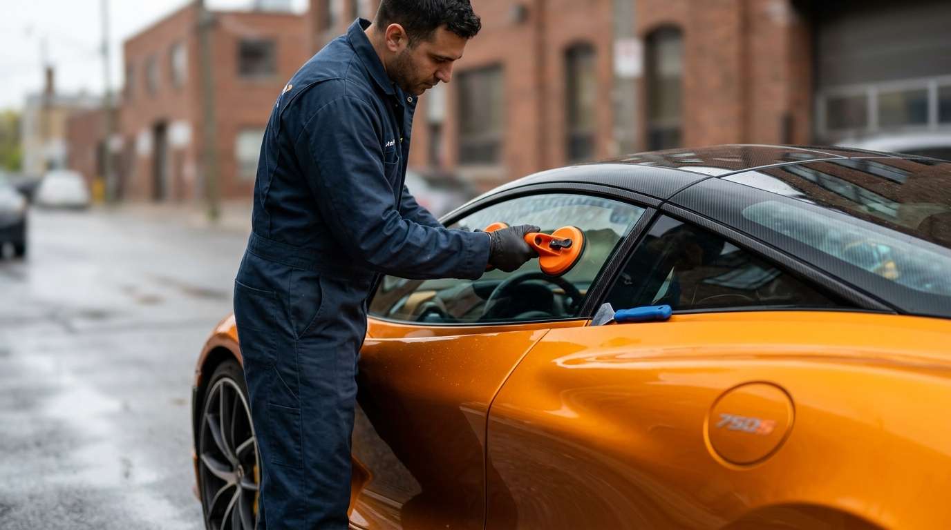 Quarter Glass Replacement for McLaren 750S Coupe / Spider 2023-2027 by Alexwindshield