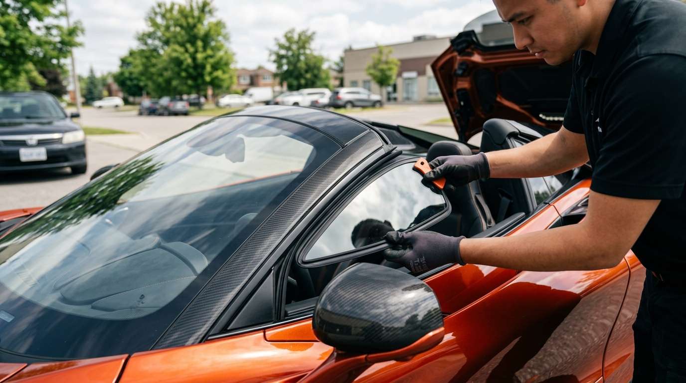 Vent Glass Replacement for McLaren 750S Coupe / Spider 2023-2027 by Alexwindshield