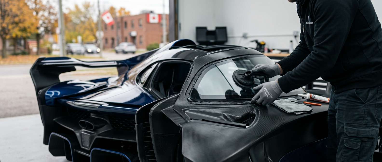 Quarter Glass Replacement for McLaren Solus GT 2023-2025 by Alexwindshield