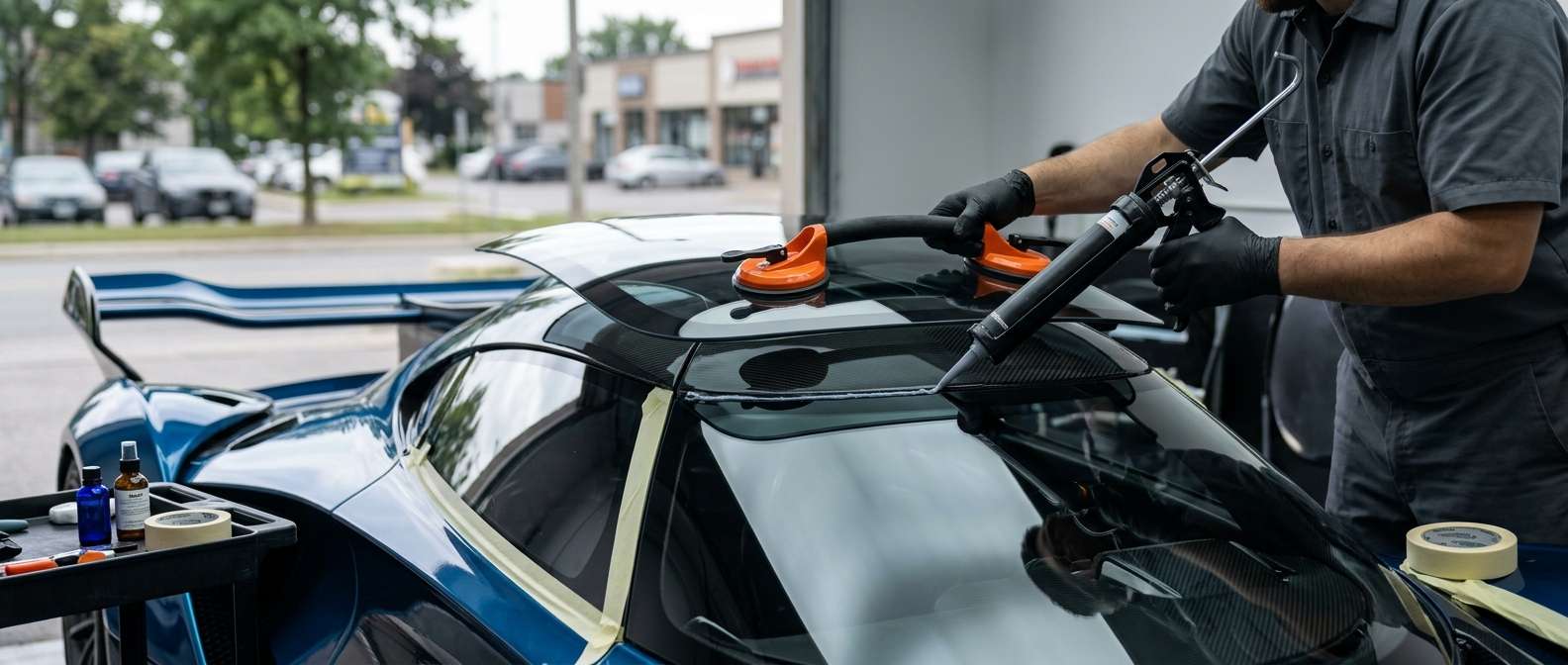 Sunroof Replacement for McLaren Solus GT 2023-2025 by Alexwindshield
