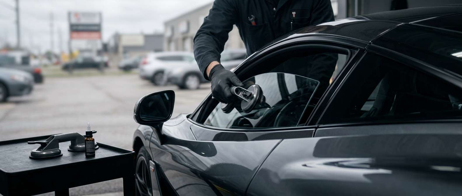 Vent Glass Replacement for McLaren 720S Coupe / Spider 2017-2023 by Alexwindshield