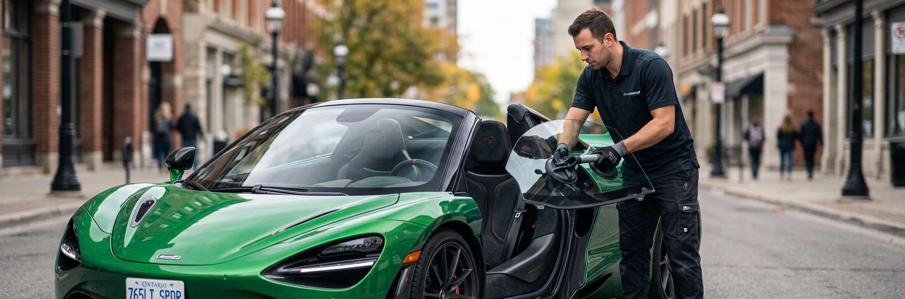 Door Glass Replacement for McLaren 765LT Coupe / Spider 2020-2023 by Alexwindshield