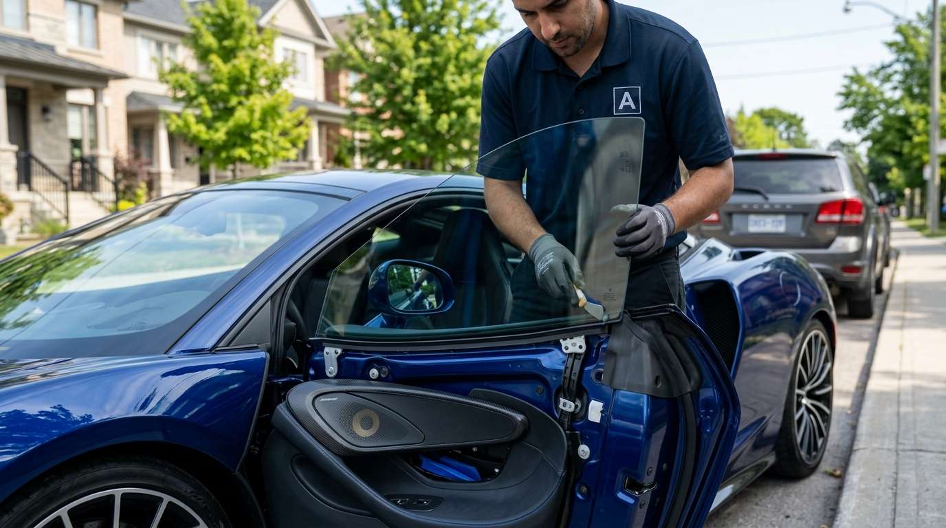 Door Glass Replacement for McLaren GT 2019-2024 by Alexwindshield