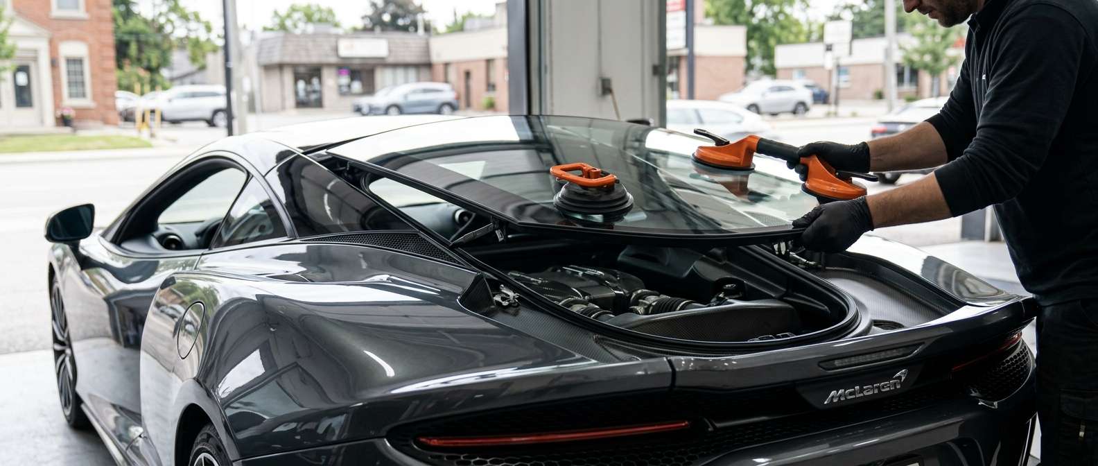 Back Glass Replacement for McLaren GT 2019-2024 by Alexwindshield