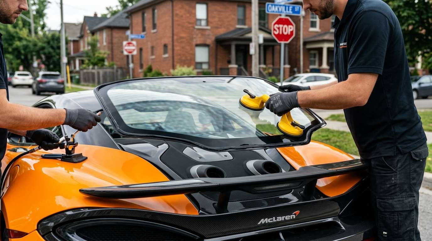 Back Glass Replacement for McLaren 600LT Coupe / Spider 2018-2021 by Alexwindshield