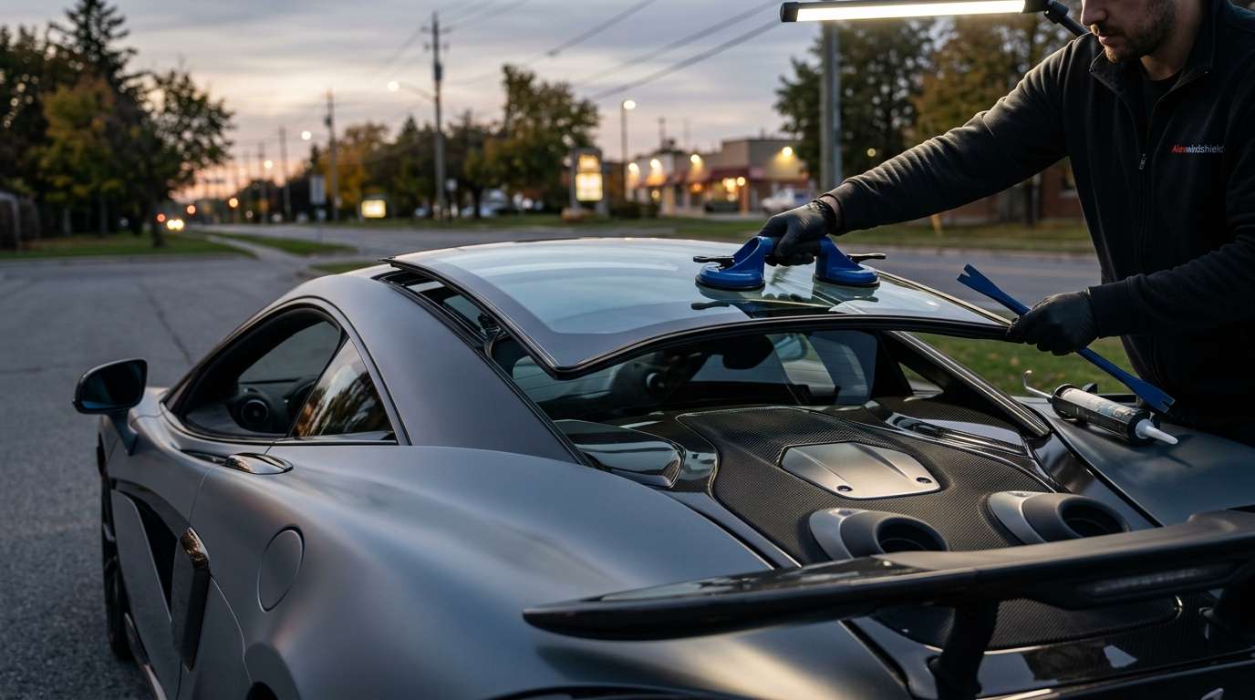 Sunroof Replacement for McLaren 600LT Coupe / Spider 2018-2021 by Alexwindshield