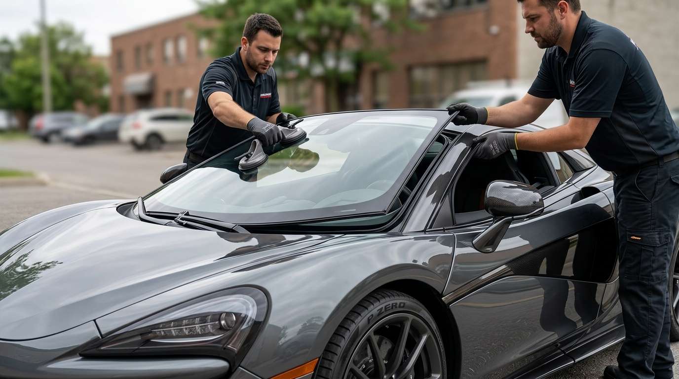 Windshield Replacement for McLaren 570S Coupe / Spider 2015-2021 by Alexwindshield