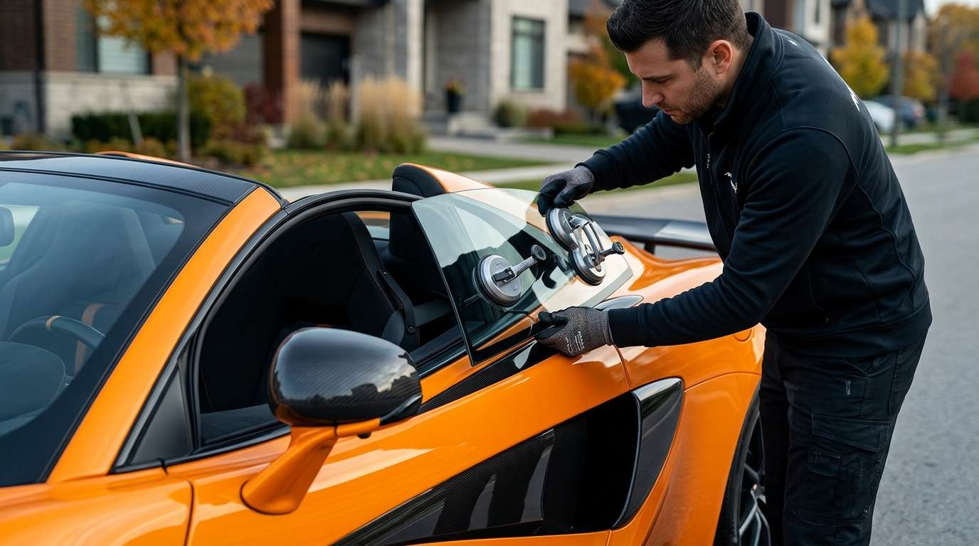 Quarter Glass Replacement for McLaren 570S Coupe / Spider 2015-2021 by Alexwindshield