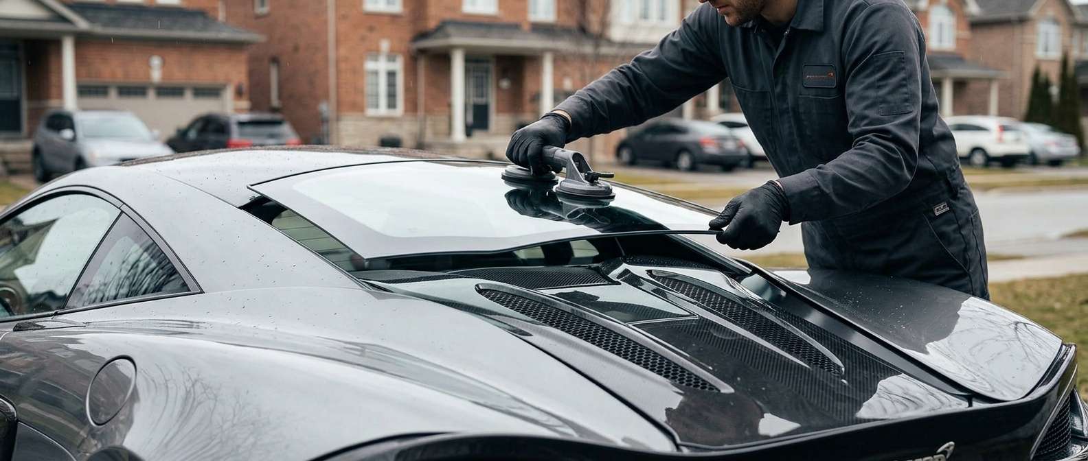 Back Glass Replacement for McLaren 570GT 2016-2021 by Alexwindshield