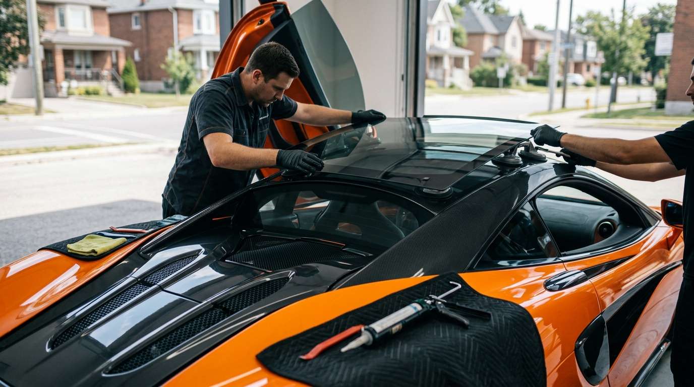 Sunroof Replacement for McLaren 540C 2015-2020 by Alexwindshield