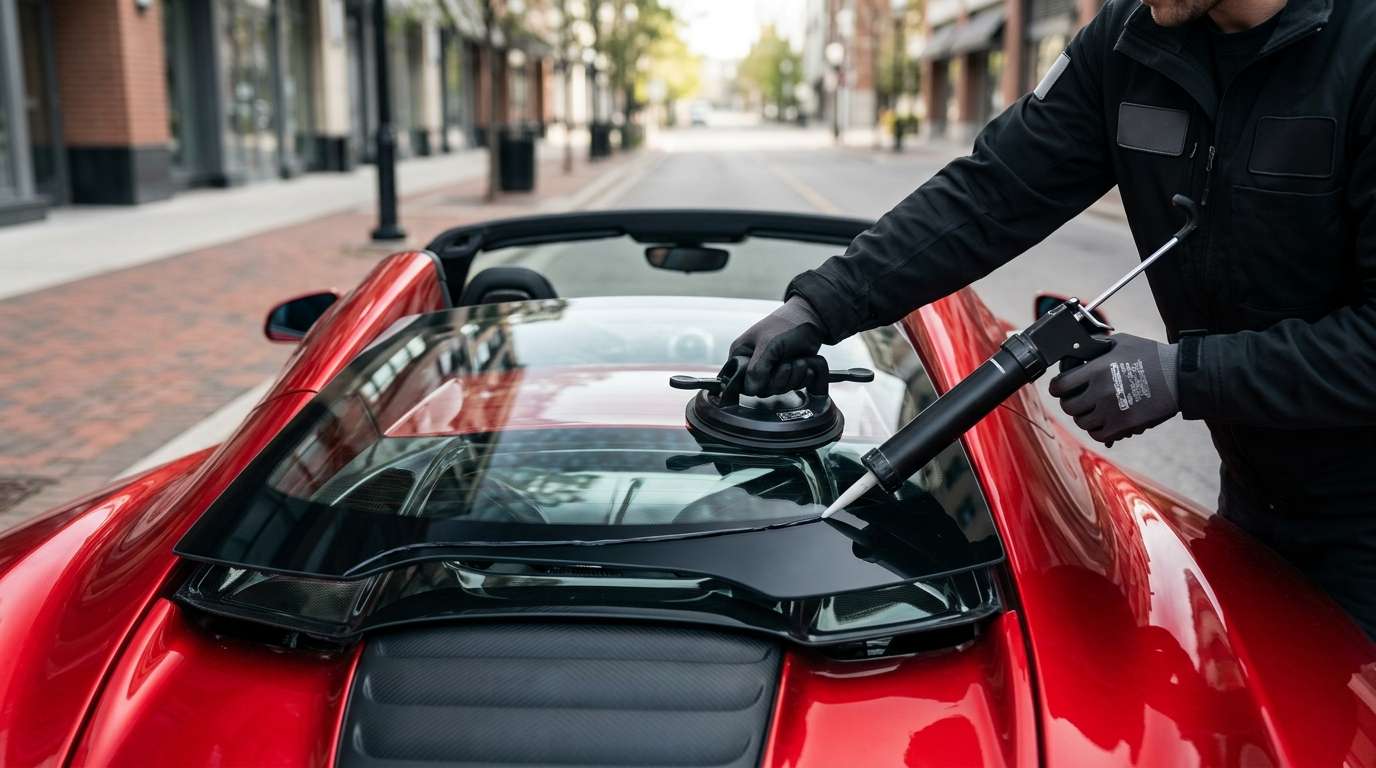 Back Glass Replacement for McLaren 650S Coupe / Spider 2014-2017 by Alexwindshield
