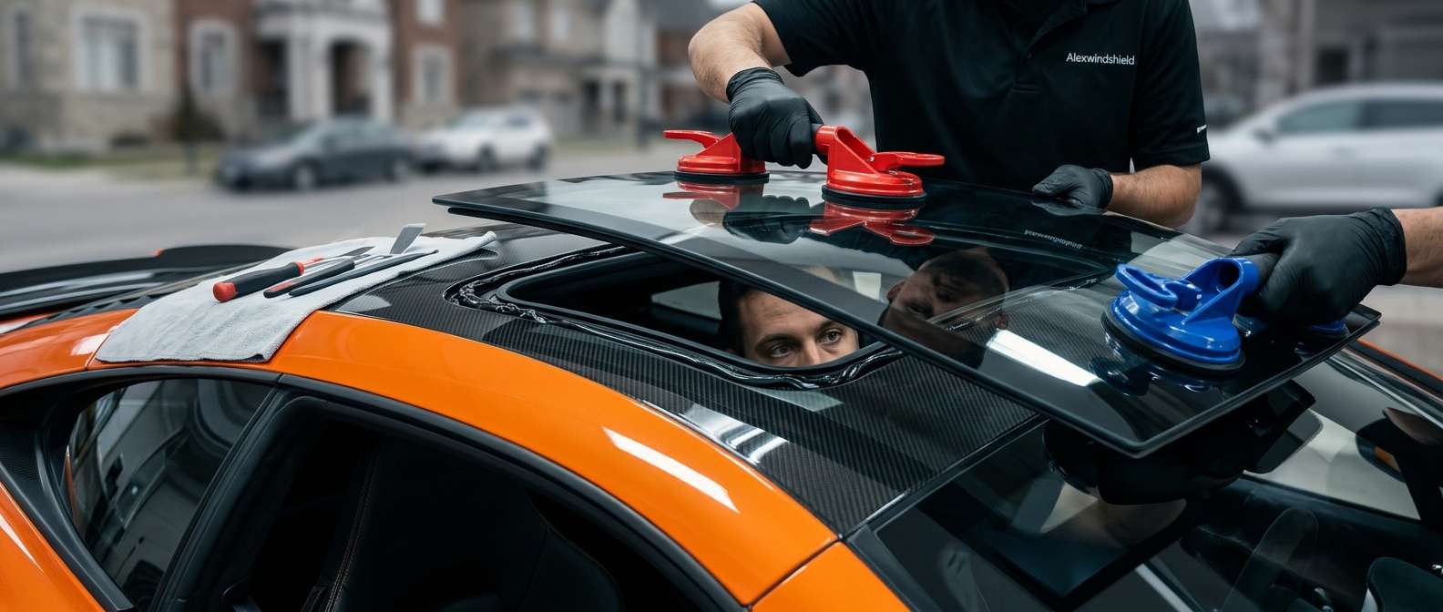 Sunroof Replacement for McLaren 675LT Coupe / Spider 2015-2017 by Alexwindshield