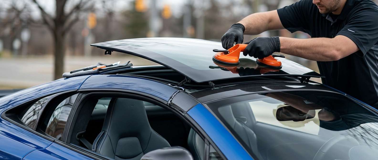 Sunroof Replacement for McLaren 625C 2014-2016 by Alexwindshield