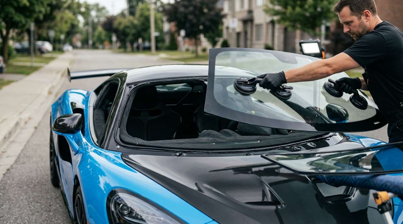 Windshield Replacement for McLaren 620R 2019-2021 by Alexwindshield