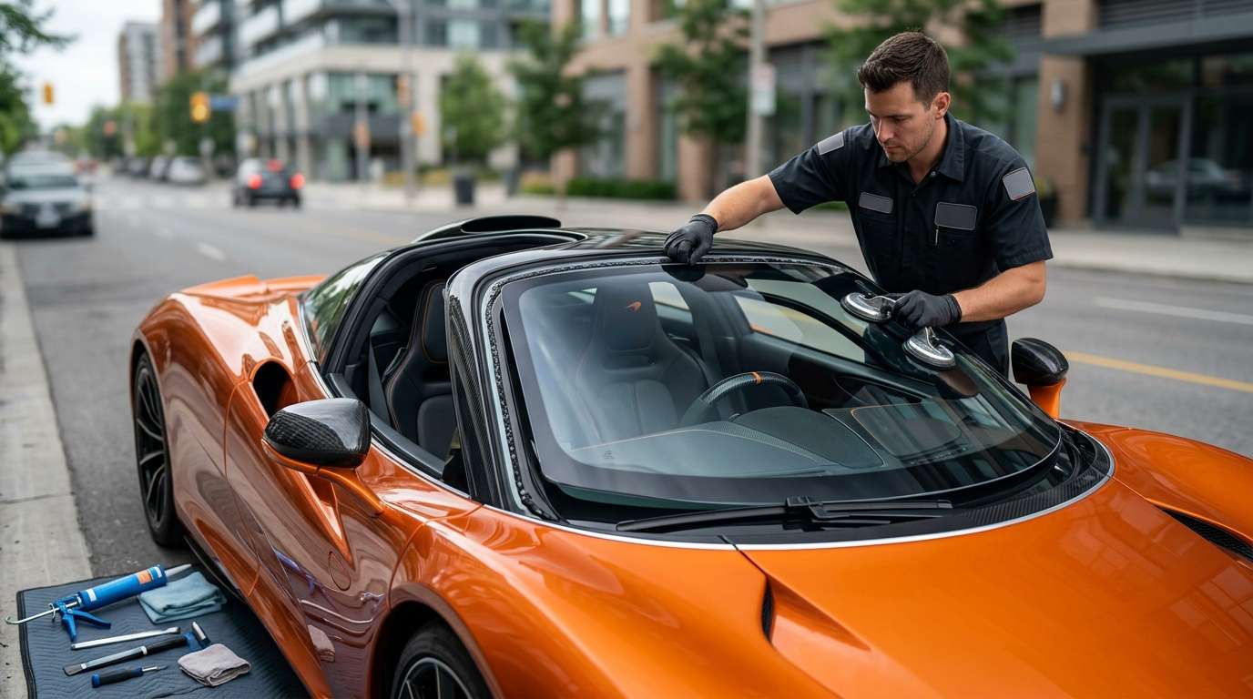 Windshield Replacement for McLaren Speedtail 2018-2022 by Alexwindshield