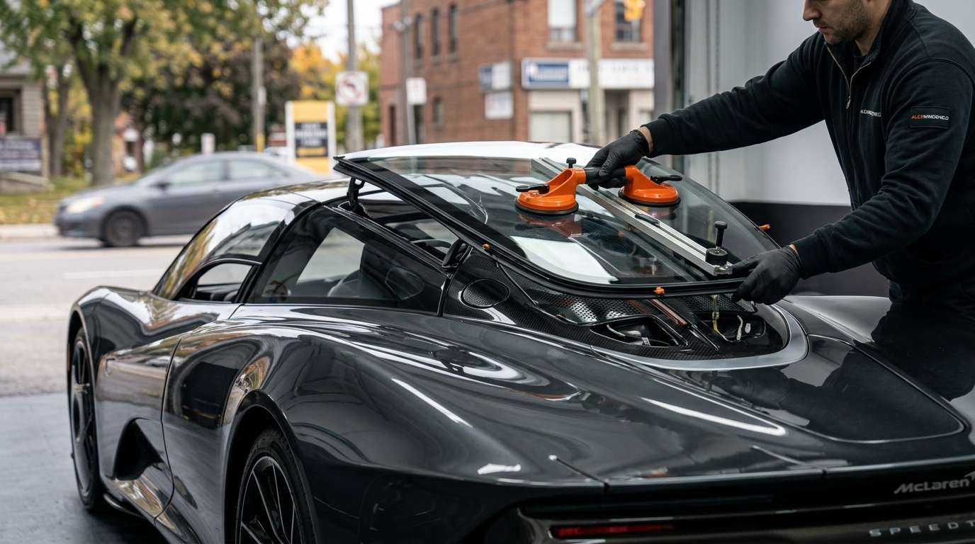 Sunroof Replacement for McLaren Speedtail 2018-2022 by Alexwindshield