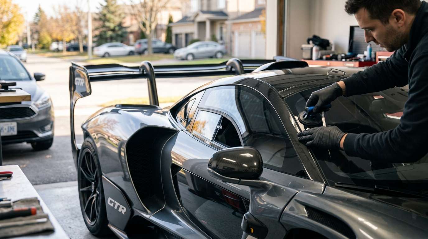 Vent Glass Replacement for McLaren Senna / Senna GTR 2018-2020 by Alexwindshield