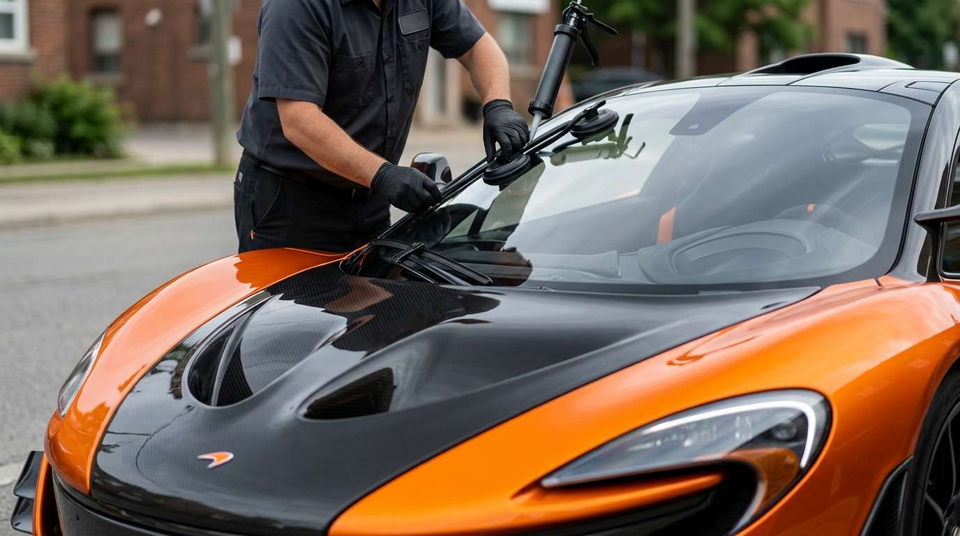Windshield Replacement for McLaren P1 / P1 GTR 2013-2015 by Alexwindshield