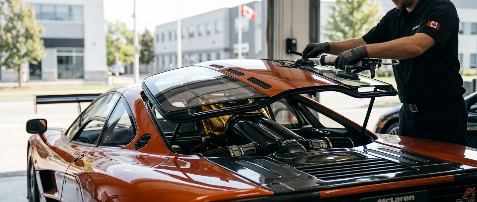 Back Glass Replacement for McLaren McLaren F1 / LM / GT 1992-1998 by Alexwindshield