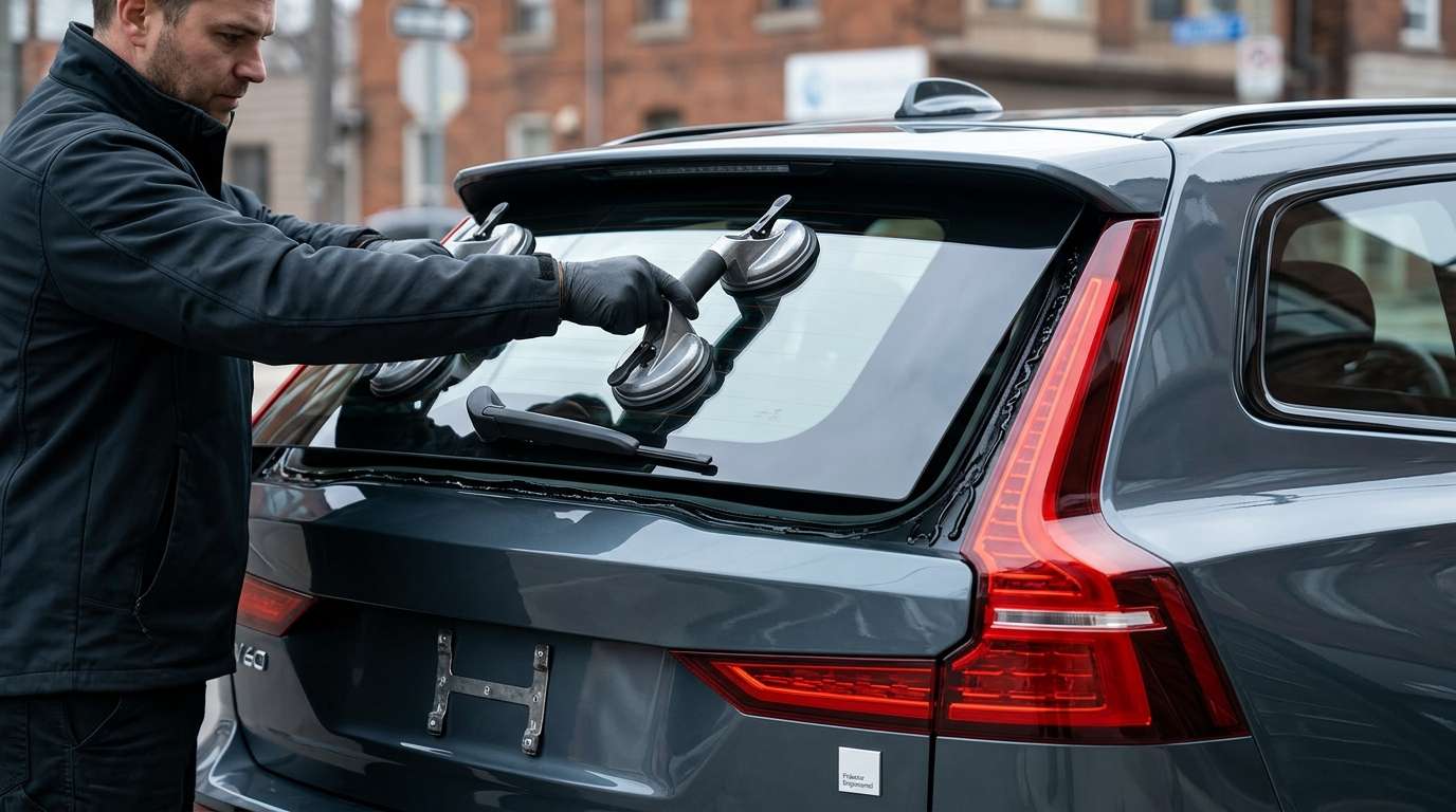 Back Glass Replacement for Polestar Volvo V60 Polestar Engineered 2020-2025 by Alexwindshield
