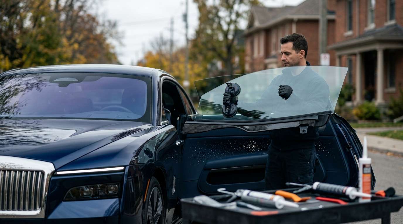 Door Glass Replacement for Rolls-Royce Spectre (EV) 2024-2027 by Alexwindshield