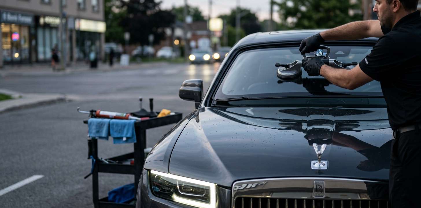 Windshield Replacement for Rolls-Royce Ghost / Series II 2021-2027 by Alexwindshield