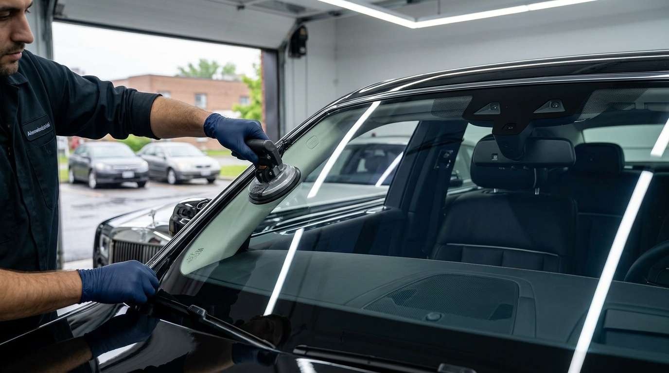 Windshield Replacement for Rolls-Royce Phantom EV 2027 by Alexwindshield