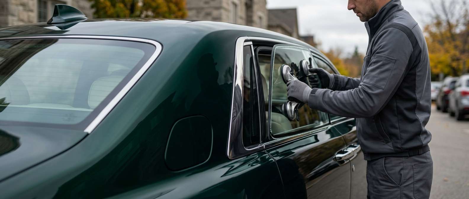 Quarter Glass Replacement for Rolls-Royce Phantom EV 2027 by Alexwindshield