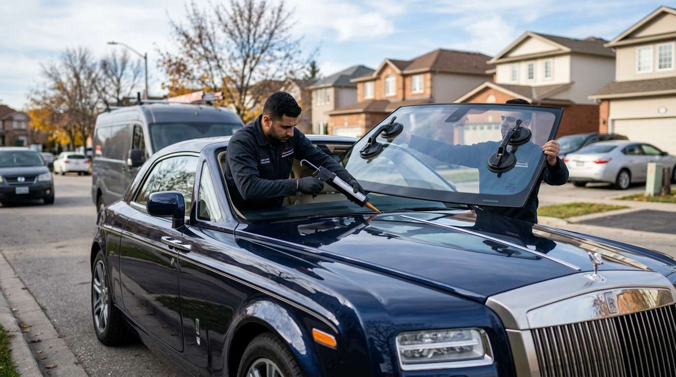 Windshield Replacement for Rolls-Royce Phantom Coupe 2008-2016 by Alexwindshield